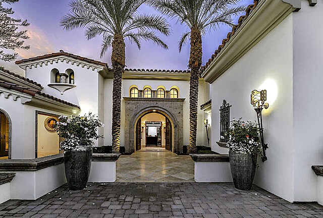 La Quinta estate front elevation sold by Josh Reef