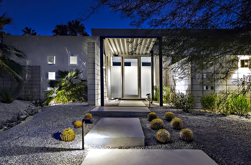Palm Springs illuminated entry sold by Josh Reef